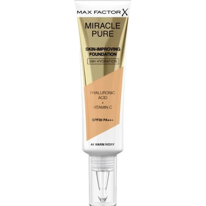 Max Factor Miracle Pure Skin-Improving Foundation 44 Warm Ivory 30 ml v:3547163