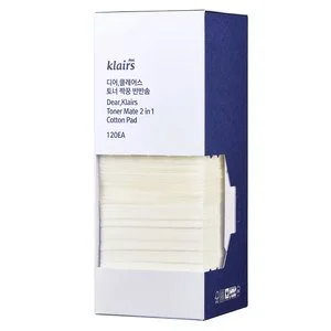Klairs Toner Mate 2-In-1 Cotton Pad 120pcs v:1754841 Klairs Toner Mate 2-In-1 Cotton Pad 120pcs v:1754841