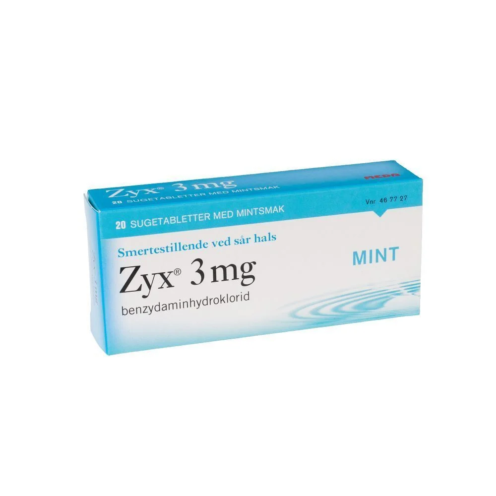 Zyx sugetablett 3mg mint – 20 stk v:1027497 Zyx sugetablett 3mg mint – 20 stk v:1027497