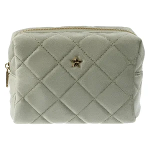 DARK Velvet Square Quilted Make-Up Pouch Small Milieu Green v:1517175 DARK Velvet Square Quilted Make-Up Pouch Small Milieu Green v:1517175