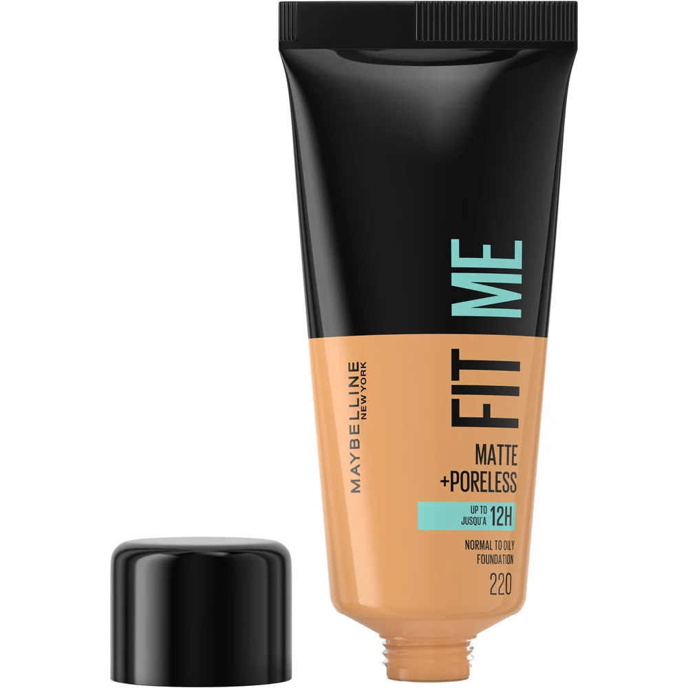 Fit Me Matte + Poreless Foundation 220 Natural Beige - Maybelline New York v:9547679