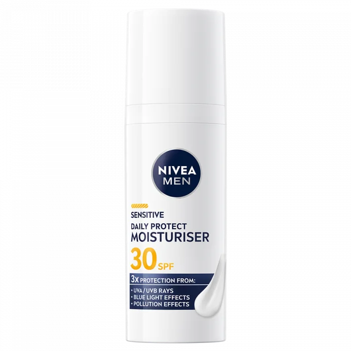 NIVEA Men Sensitive Daily Protect Moisturiser SPF 30 50 ml v:2364538