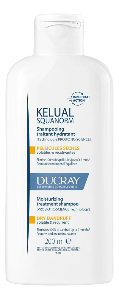 DUCRAY Kelual Squanorm Shampoo Dry Dandruff - 200 ml. v:4673690