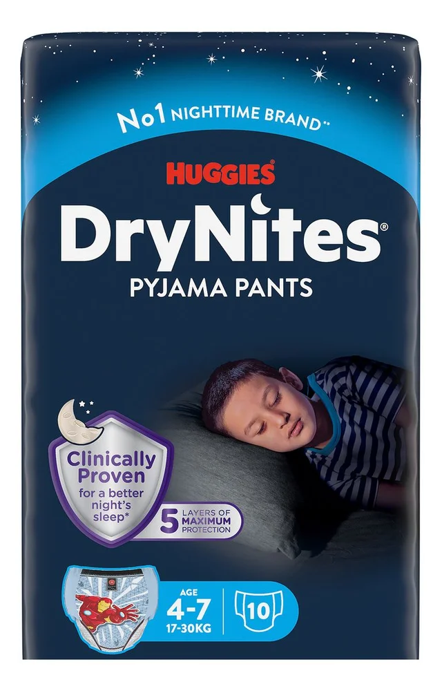 DryNites Gutt 4-7 år – 10 stk. v:5943094 DryNites Gutt 4-7 år – 10 stk. v:5943094