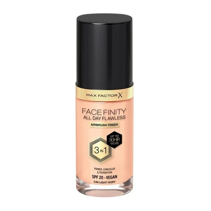 Max Factor Facefinity All Day Flawless SPF 20 C40 Light Ivory 30 ml v:7216140
