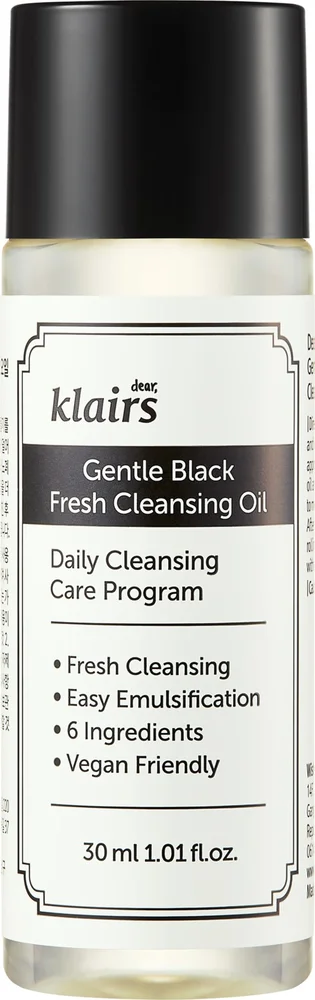 Klairs Gentle Black Fresh Cleansing Oil 30 ml v:7327604