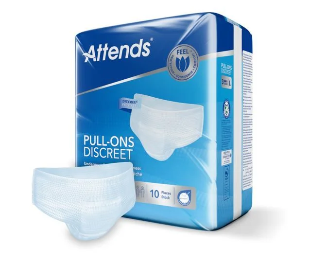 Attends pull-ons discreet buksebleie 3 L 10 stk v:9508925