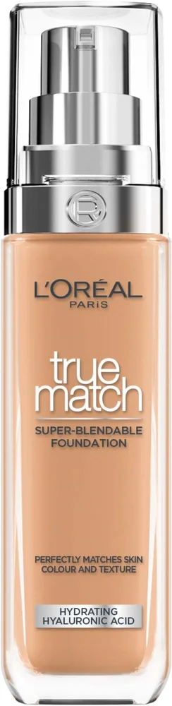 Loreal Paris True Match Super-Blendable Foundation With Hyaluronic Acid 7.W v:2272433