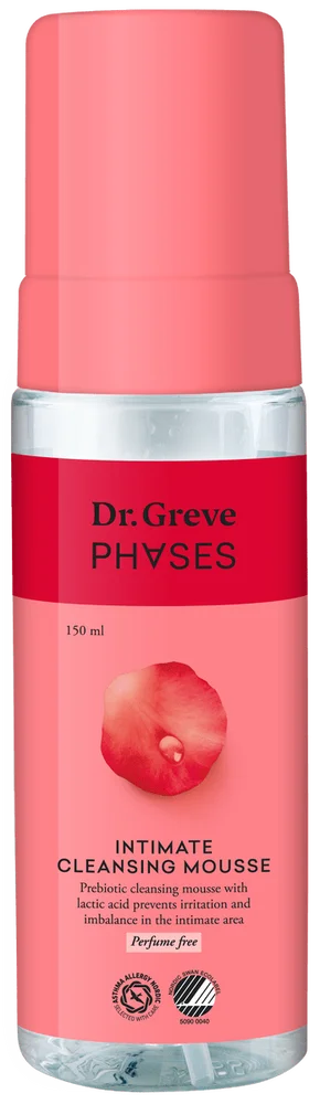 Dr. Greve Phases Intimate Cleansing Mousse – 150 ml. v:9843686 Dr. Greve Phases Intimate Cleansing Mousse – 150 ml. v:9843686