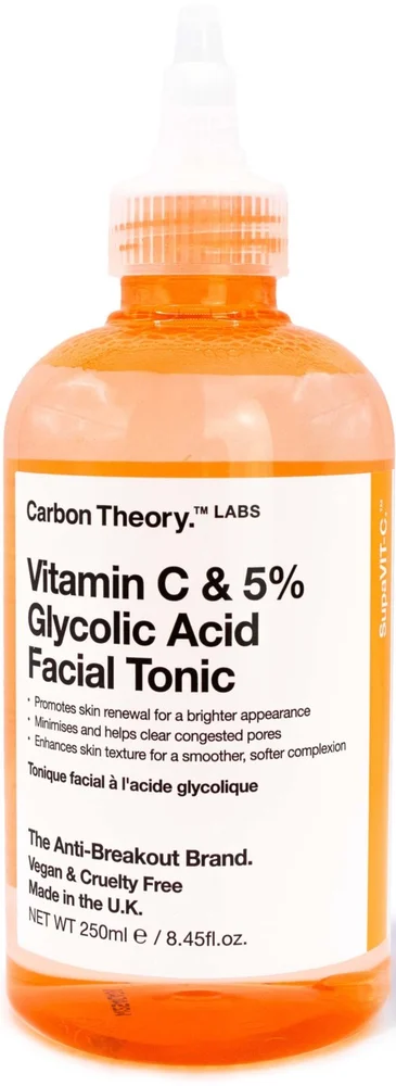 Carbon Theory SupaVit-C 5% Glycolic & Vitamin C Facial Tonic 250 ml v:4629766