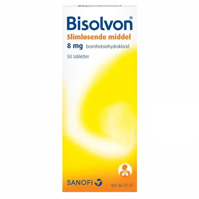 Bisolvon 8 mg tabletter 50 stk v:7930927