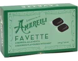 Amarelli Engelsk lakris m. peppermynte – 100 g v:2056271 Amarelli Engelsk lakris m. peppermynte – 100 g v:2056271