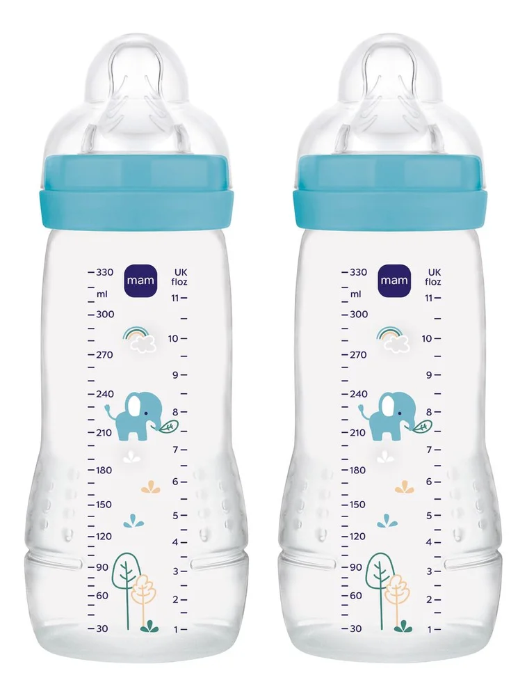 MAM Easy Active Baby Bottle 330 ml. – Blue – 2 stk. v:8060205