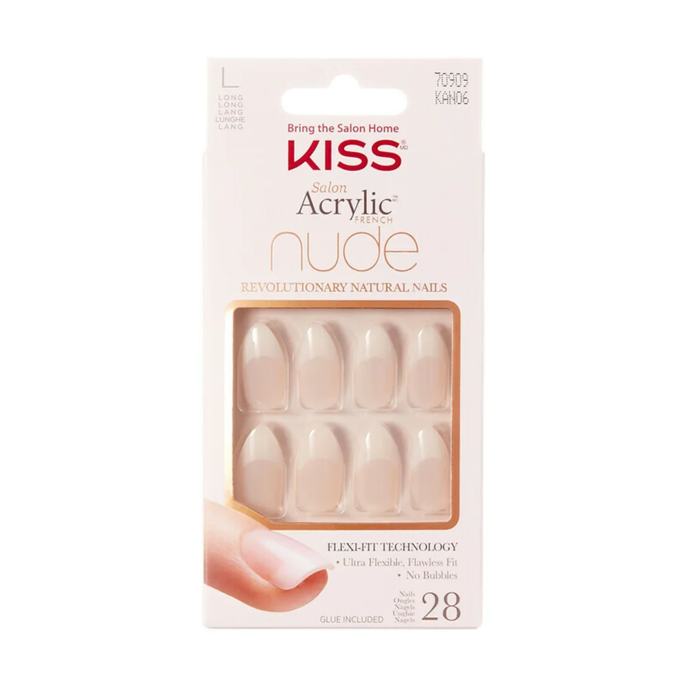 Acrylic Nude Artificial Nails Nude – Kiss v:8898364