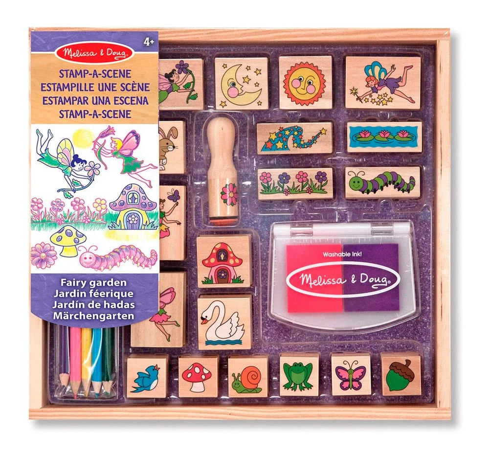 Melissa & Doug Stempelsett – Eventyrhage – 1 stk. v:5849980