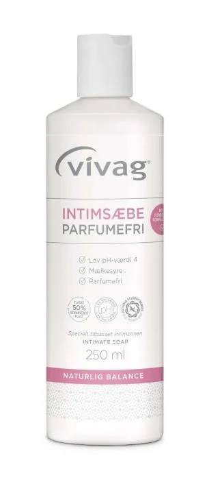 Vivag Intimsåpe Parfymefri med melkesyre v:7502124