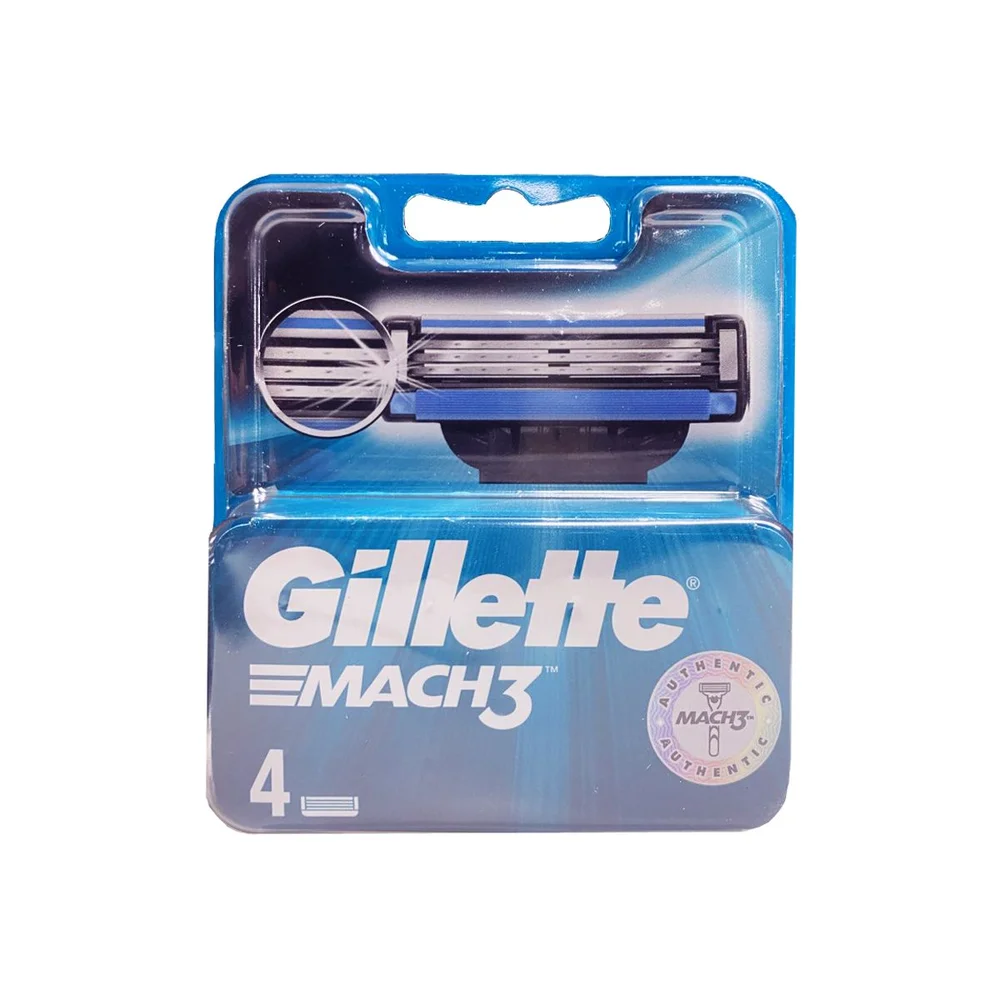 Gillette Mach3 barberblad - 4 stk. v:7699422