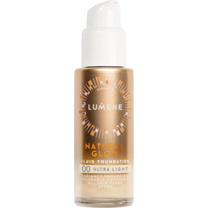 Lumene Natural Glow Fluid Foundation SPF20 00 Ultra Light 30 ml v:1797130