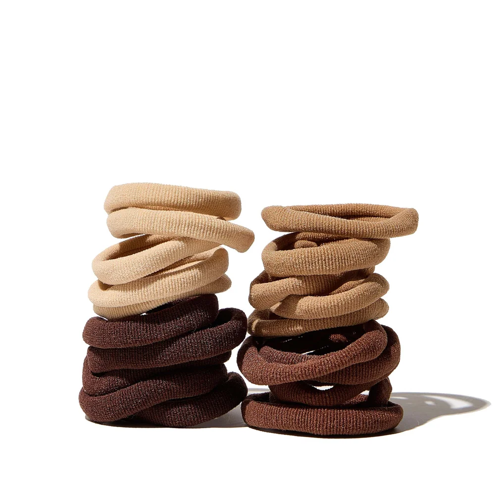 Elastic Hair Ties 20 Pack Coffee – Hairlust v:7083233