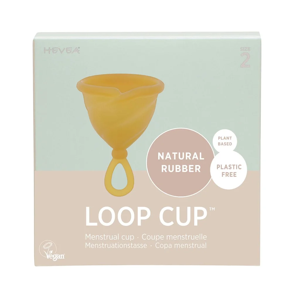 Hevea Loop Cup Menstruasjonskopp str. 2 v:9330001 Hevea Loop Cup Menstruasjonskopp str. 2 v:9330001