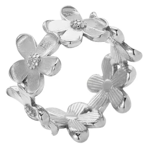 Sistie Camellia Ring Steel Size 50 v:4534796 Sistie Camellia Ring Steel Size 50 v:4534796