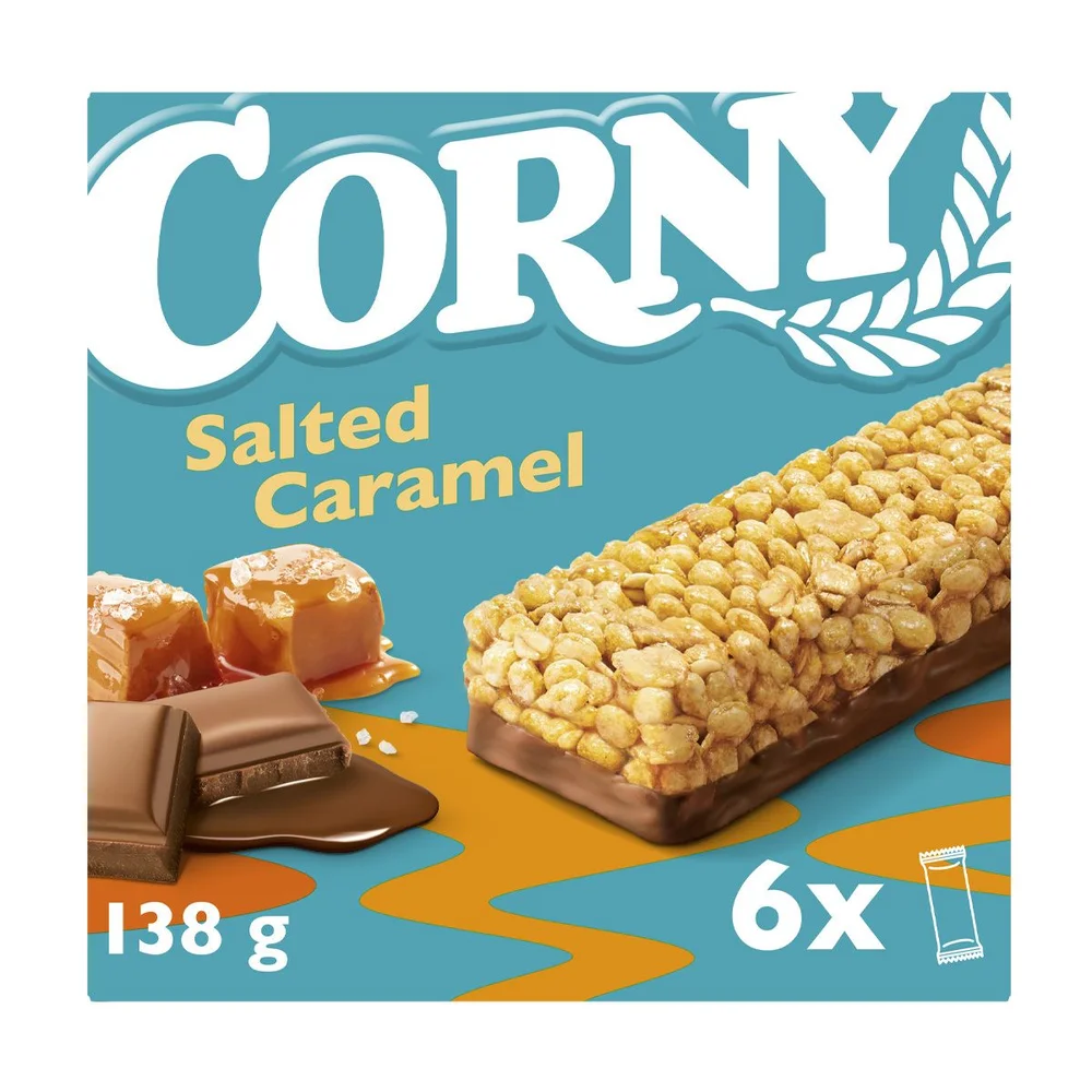 Corny Saltet Caramel – 6 x 23 g v:6198780