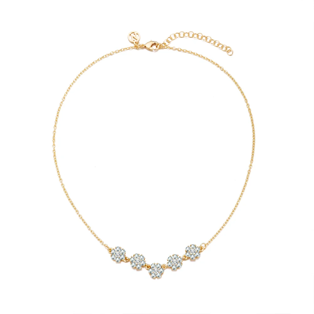 Nora Norway Mira Neck 42 Gold Aqua v:4932593