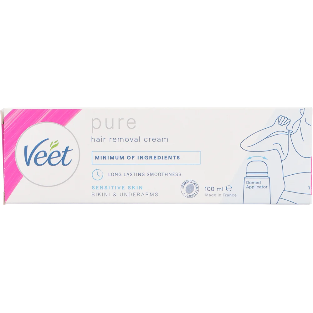 Pure Hair Removal Cream Sensitive Skin Bikini & Underarm. v:3353100 Pure Hair Removal Cream Sensitive Skin Bikini & Underarm. v:3353100