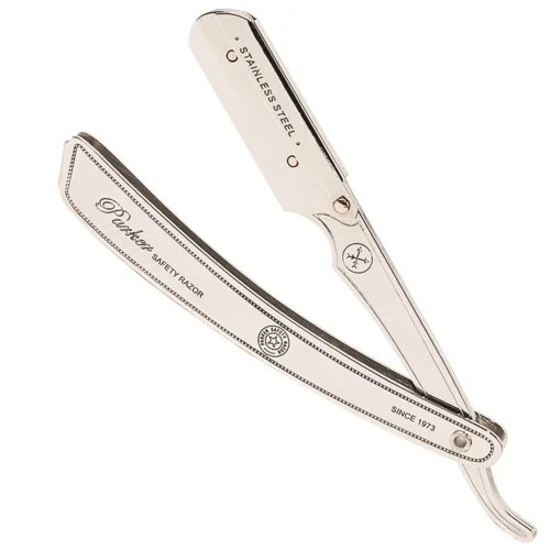 Parker Shaving SRX- Heavy Duty Stainless Steel Handle Clip Type Barber/Straight Razor v:2052439