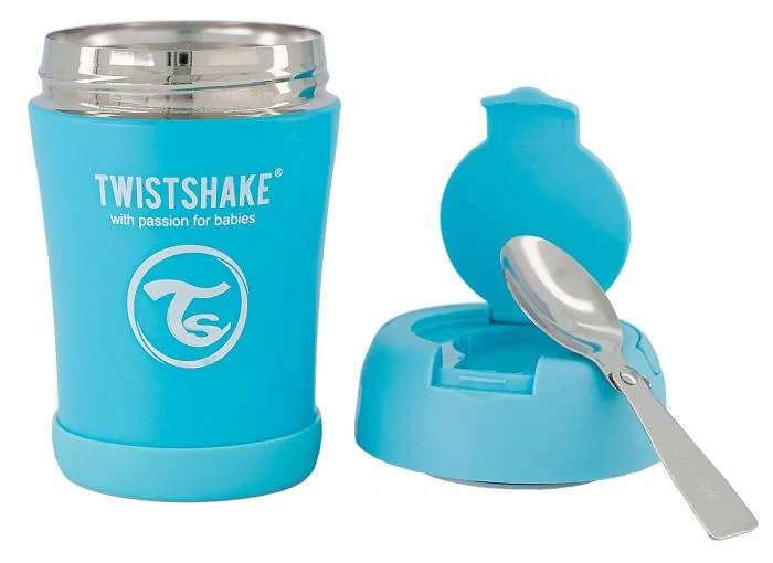 Twistshake Isolert matkrokke 350ml Blå v:9658351