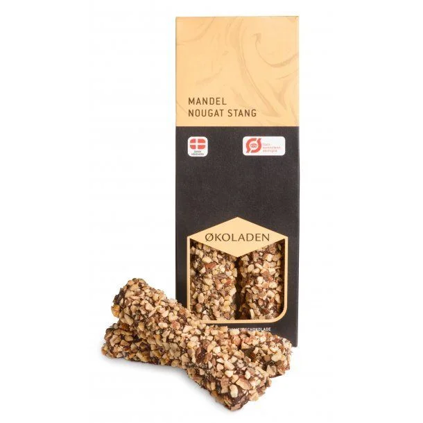 Økoladen Mandel nougat stang Ø – 75 g v:3491910 Økoladen Mandel nougat stang Ø – 75 g v:3491910