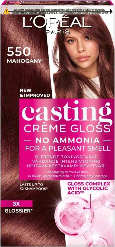 Loreal Paris Casting Crème Gloss 550 Mahogany v:6293572 Loreal Paris Casting Crème Gloss 550 Mahogany v:6293572