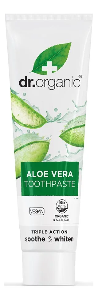 Dr. Organic Aloe Vera Toothpaste – 100 ml. v:8264329 Dr. Organic Aloe Vera Toothpaste – 100 ml. v:8264329