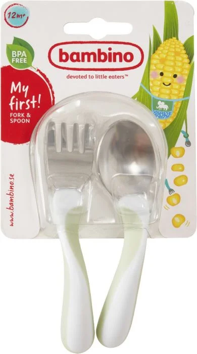 Bambino My First Spoon And Fork bestikksett mint 1 sett v:4176240 Bambino My First Spoon And Fork bestikksett mint 1 sett v:4176240