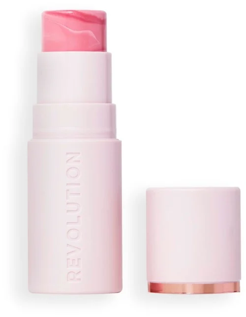 Revolution Beauty London Skin Silk Marble Blush Stick Pinched Light Pink v:5717941