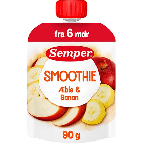 Fruktsmoothie med eple og banan fra 6 mnd. v:4350185