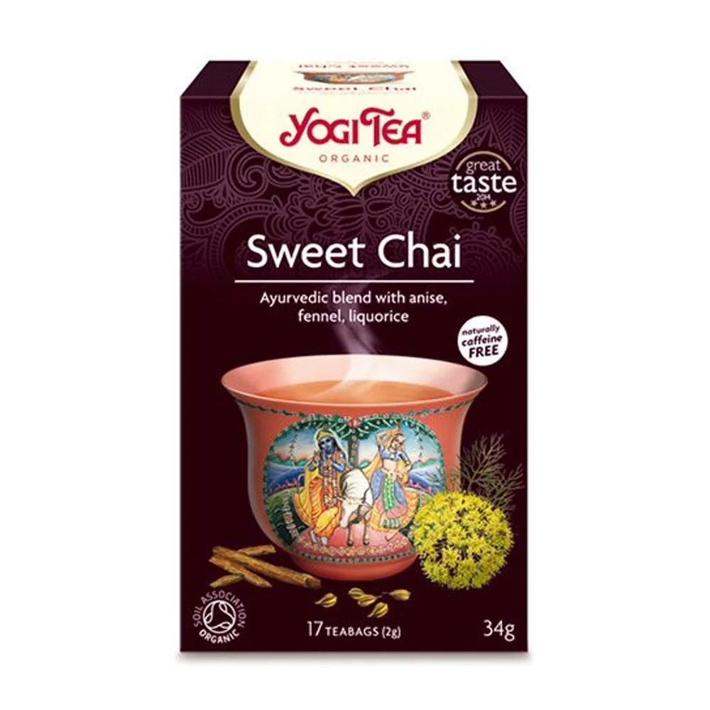 Yogi Tea Økologisk Sweet Chai – 17 poser v:3499504 Yogi Tea Økologisk Sweet Chai – 17 poser v:3499504