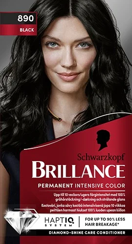 Schwarzkopf Brilliance Hair Color 890 Black v:2901552 Schwarzkopf Brilliance Hair Color 890 Black v:2901552