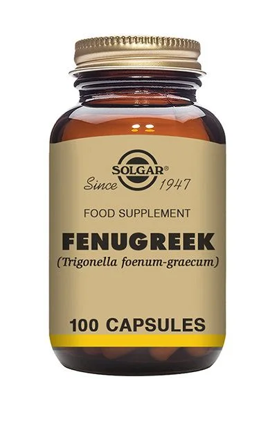Solgar Fenugreek (Bukkehornkløverfrø) – 100 kaps. v:8826993 Solgar Fenugreek (Bukkehornkløverfrø) – 100 kaps. v:8826993