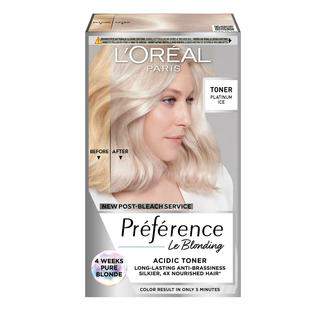 Préférence Le Blonding Advanced Bleach 01 Acidic Toners Platinum Ice - L'Oréal Paris v:7960404