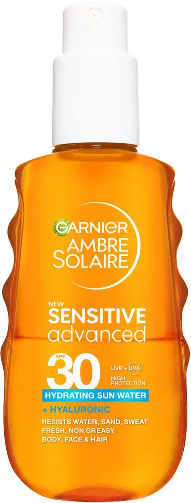 Garnier Ambre Solaire Sensitive Advanced Sun Protection Water SPF30 150 ml v:1909946 Garnier Ambre Solaire Sensitive Advanced Sun Protection Water SPF30 150 ml v:1909946