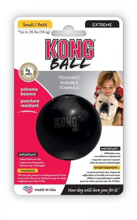 KONG Ball Extreme Hundeleke Svart M/L v:8812023 KONG Ball Extreme Hundeleke Svart M/L v:8812023