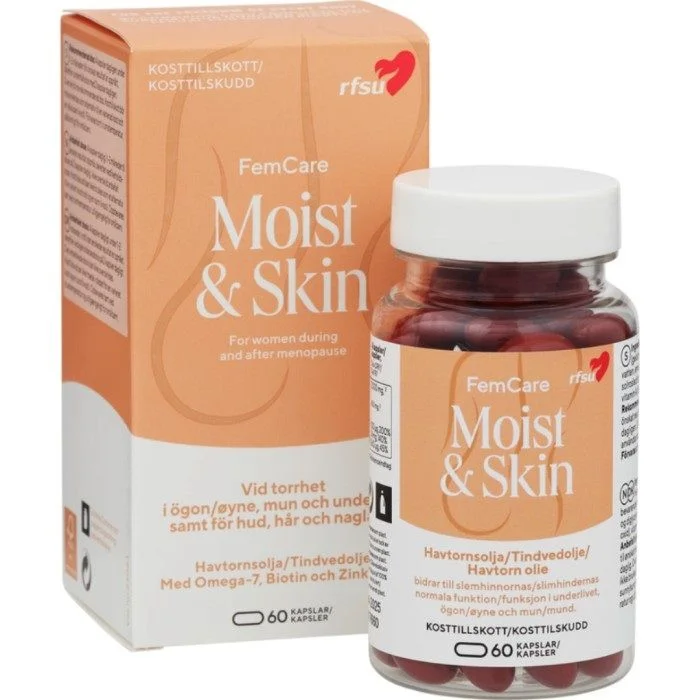 RFSU FemCare Moist & Skin 60 kapsler | Overgangsalder v:8591039 RFSU FemCare Moist & Skin 60 kapsler | Overgangsalder v:8591039