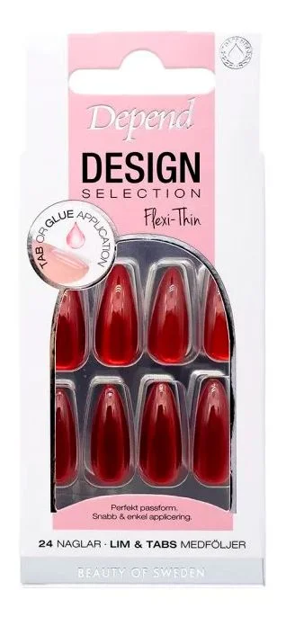 Depend Design Selection Ruby Red Almond - 24 stk. v:6284906