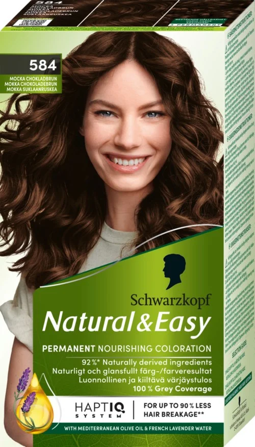 Schwarzkopf Natural & Easy Hair Color 584 Mocka Chokladbrun v:7466974
