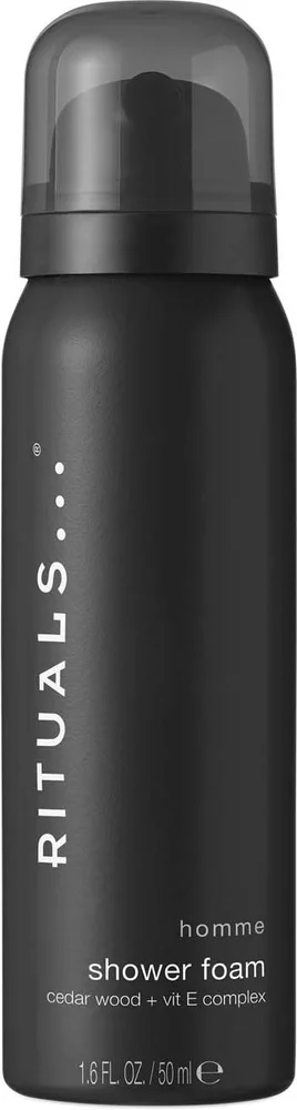 Rituals Homme Shower Foam – Treaktig – Cedertre og vitamin E-kompleks 50 ml v:1094255 Rituals Homme Shower Foam – Treaktig – Cedertre og vitamin E-kompleks 50 ml v:1094255