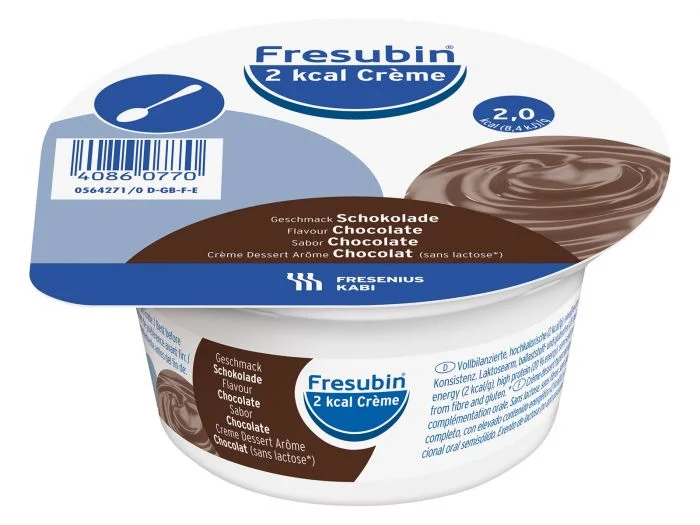 Fresubin 2 kcal Crème næringskrem sjokoladesmak 4x125 g v:2056189