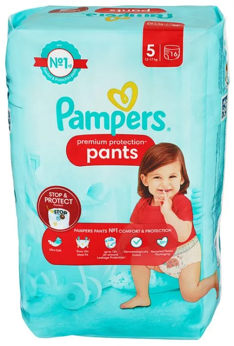 Pampers Premium Pants S5 12-17kg 16stk v:8943927 Pampers Premium Pants S5 12-17kg 16stk v:8943927