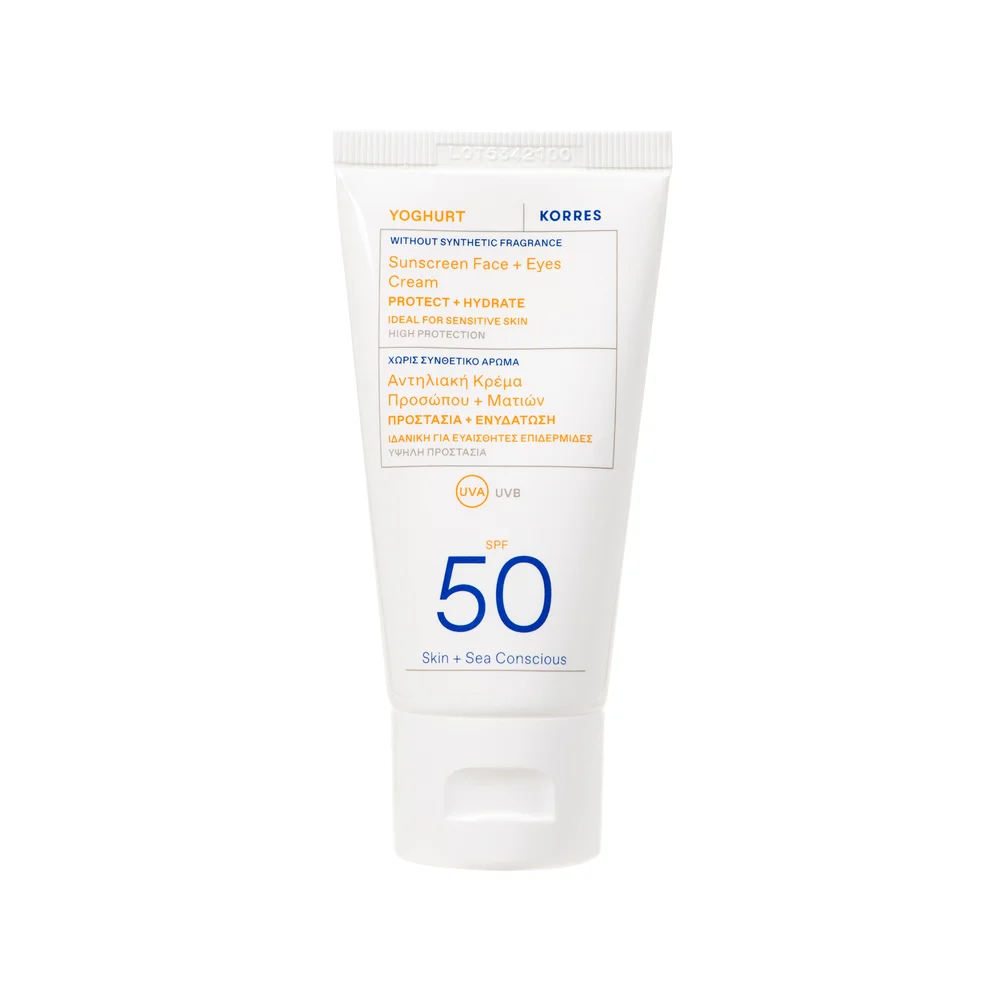 Korres Yoghurt Sunscreen Face + Eyes Cream SPF50 50ml v:6770378 Korres Yoghurt Sunscreen Face + Eyes Cream SPF50 50ml v:6770378