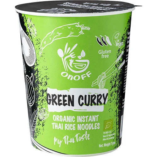 Instant Nudelsuppe Økologisk | Grønn Karry v:6632543